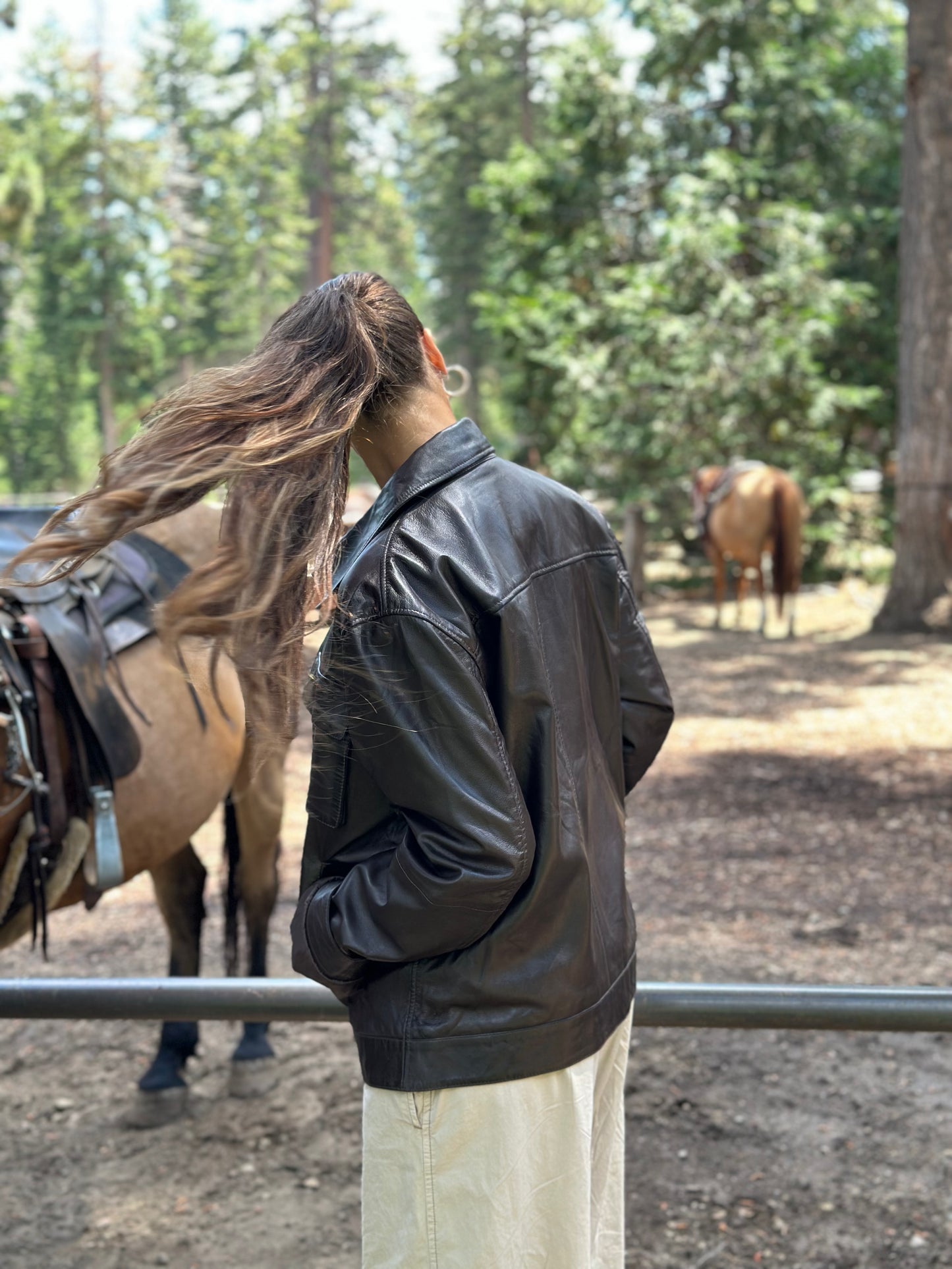 100% Leather Beto Jacket Dark Brown